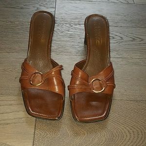 Franco Sarto leather sandals 9.5